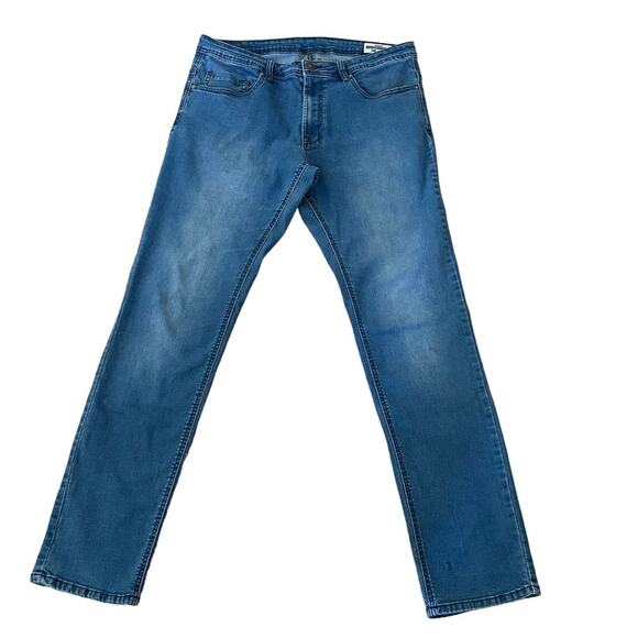 Buffalo David Bitton Men's Axel 5 Pockets Slim Stretch Jean Blue Size 36x34 - Picture 1 of 9